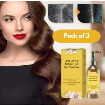 Natural Hair Dye Shampoo Buy of 3