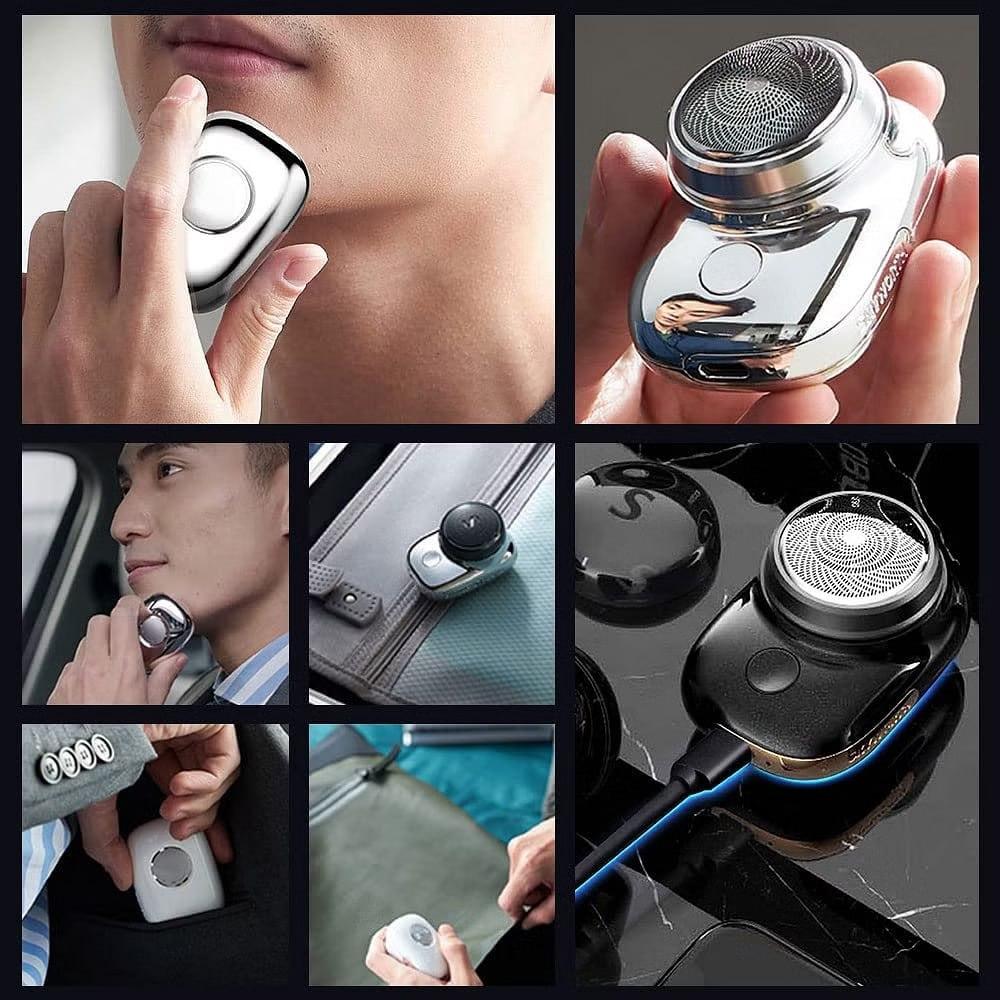 Sleek & Smooth: Compact Mini Electric Shaver